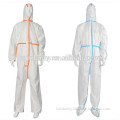 CE TYPE 4/5/6 disposable coverall with seal tape, microporous coverall